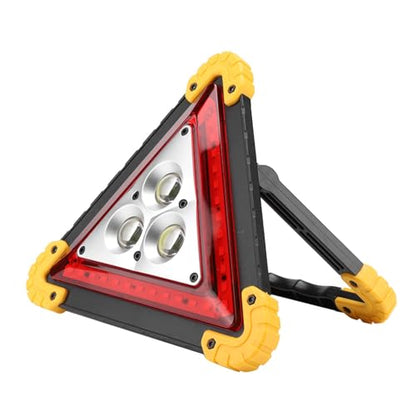 30W Multifunction Car Breakdown Emergency Safety Triangle Stop Sign with Red LED Warning Light
