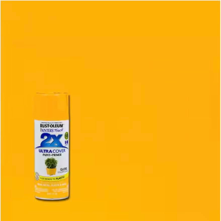 Rust-Oleum 334029 Painter's Touch 2X Ultra Cover Spray Paint, 12 oz, Gloss Clear - Colors B