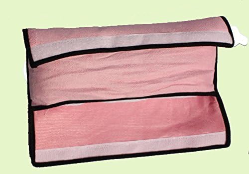 Colorsheng 2 pcs Auto Pillow Car Safety Belt Protect, Shoulder Pad, Adjust Vehicle Seat Belt Cushion for Kids （Grey，Pink）