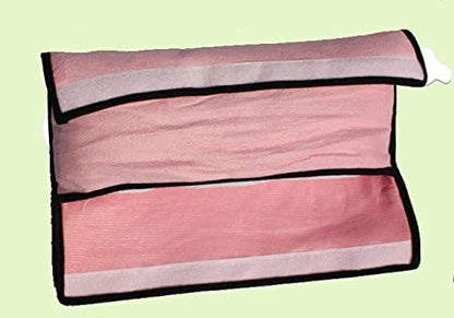 Colorsheng 2 pcs Auto Pillow Car Safety Belt Protect, Shoulder Pad, Adjust Vehicle Seat Belt Cushion for Kids （Grey，Pink）