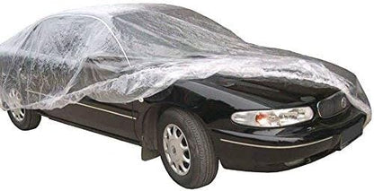 West Lake Universal Clear Disposable Car Cover for SUV, Sedan, Sport Cars, Antique Cars up to 22' x 12'