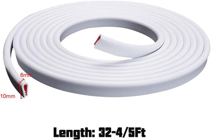 Winunite 32.8ft (10m) Car Door Edge Guards Clear – Self-Adhesive PVC, U-Shaped, Fits Most Vehicles, Scratch- and Chip-Resistant – Reduces Dings in Parking Lots