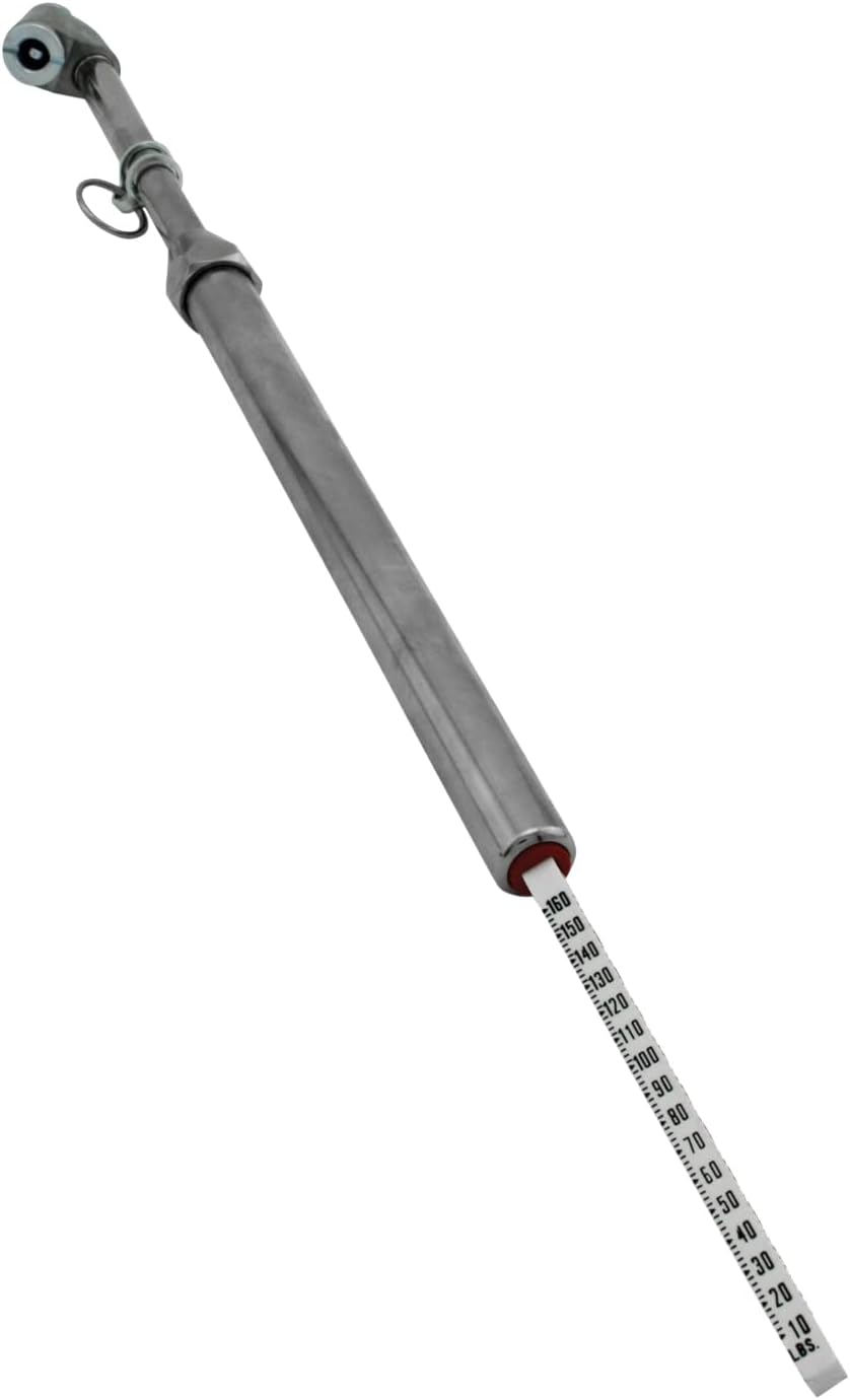 Milton S-976 Dual Head Chuck Tire Pressure Service Gauge, Plated Brass Tube, 12 3/4” 1-160 PSI