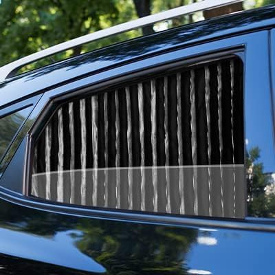 ZATOOTO Suede Car Window Shades 4PCS - Car Window Covers for Ultimate Privacy, UV Protection, and Heat Insulation, Side Window Sun Shade Perfect for Camping, Travel, Baby Safety, and Daily Use