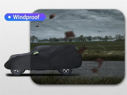 Car Cover Custom Fit for Honda CRV 1997-2025,Toyota RAV4 1996-2025, 6 Layers Truck Cover Waterproof All Weather for Automobiles,Outdoor Full Exterior Cover,Rain, Sun, Wind Protection,Black