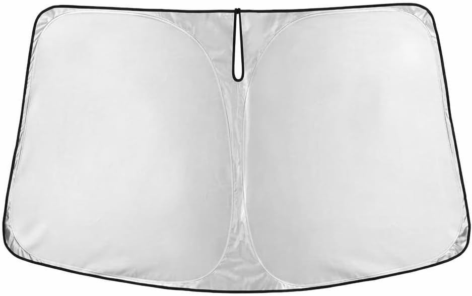 EcoNour Car Windshield Sun Shade | 2025 Upgraded Innovative No-Light-Pass Technology for Maximum Coverage | Foldable Sun Shade Keeps Your Vehicle Cool | Must-Have Car Accessories | Small (59" x 29") - Colors H