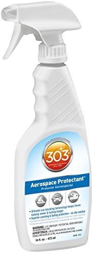 303 Products Automotive Protectant Spray, UV Protection for Car Interior & Exterior – Protects Vinyl, Plastic & Rubber, Repels Dust & Dirt, Matte Finish, 16 oz