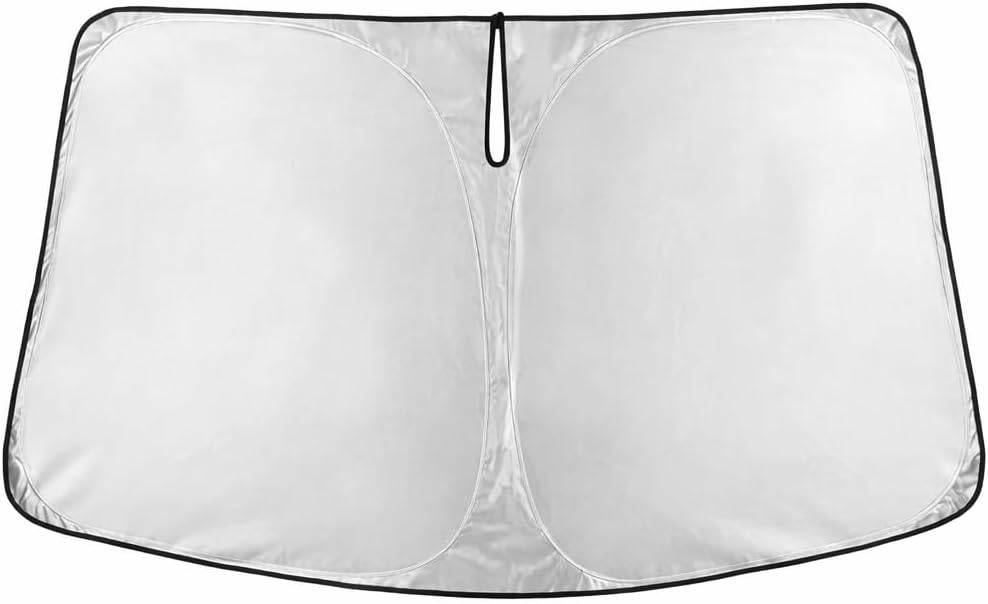 EcoNour Car Windshield Sun Shade | 2025 Upgraded Innovative No-Light-Pass Technology for Maximum Coverage | Foldable Sun Shade Keeps Your Vehicle Cool | Must-Have Car Accessories | Small (59" x 29") - Colors H