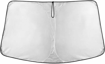 EcoNour Car Windshield Sun Shade | 2025 Upgraded Innovative No-Light-Pass Technology for Maximum Coverage | Foldable Sun Shade Keeps Your Vehicle Cool | Must-Have Car Accessories | Small (59" x 29") - Colors H