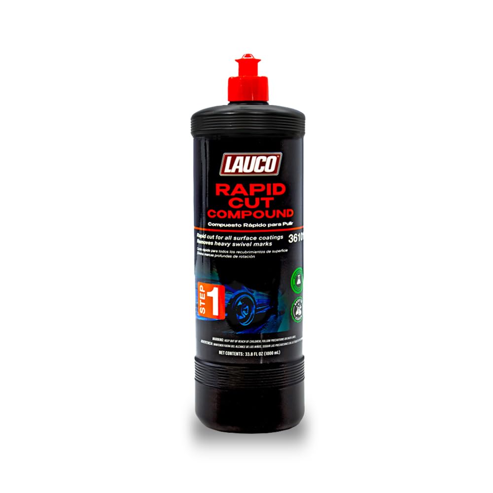 LAUCO Paint Correction Compounds Step 1, 2, 3, Swirl Remover 8oz Kits, with a Towel, Silicone-Free, Clear Coat Safe Scratch Remover, Swirl Correction & High Gloss Finishing
