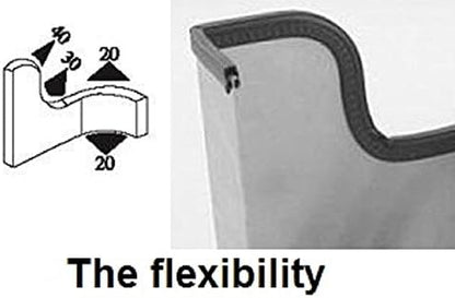 Edge Trim Black Large, Fits Edge 1/4 Inch, Length 10 Feet (3.05 Meter)