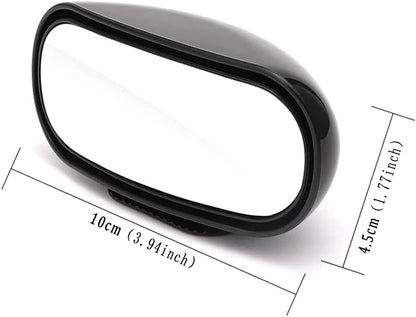 Blind Spot Mirror for Car 2 Pack, Adjustable Convex Wide-Angle Blindspot Mirrors, 360° Rotatable Small Stick-On Blind Side Mirror for Cars, SUVs & Trucks