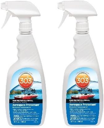 303 Products Marine Aerospace Protectant Spray, UV Protection for Boat Vinyl & Surfaces – Repels Dust, Dirt & Staining, Matte Finish, Restores Like-New Appearance, 32 oz