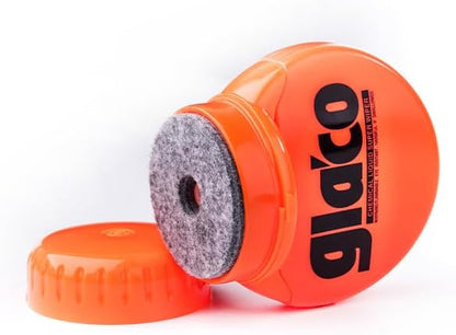 SOFT99 Glaco Roll On Large 120ml - Rain Repellent Glass Coating for Car - Strong Hydrophobic Liquid Wiper - Ergonomic Bottle Shape and Integrated Applicator