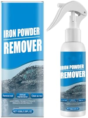 Automotive Rust Remover Spray, 100 Ml Iron Powder Remover, Removedor De Oxido para Carros, Iron Remover Car Detailing (1pcs)
