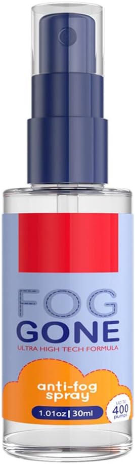 SEADEAR Anti Fog Spray 60ml/30ml Spectacle Lens Anti-Fog Spray Car Windshield Window Rainy Weather Defogging Spray Cleaning Spray for Mirrors Glass