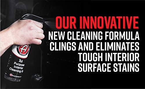 Adam's All Purpose Interior Cleaning Gel - Car Interior Cleaning For Interior Detailing Leather Seats, Vinyl Carpet, Upholstery, Plastic & Rubber Surfaces