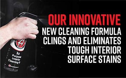 Adam's All Purpose Interior Cleaning Gel - Car Interior Cleaning For Interior Detailing Leather Seats, Vinyl Carpet, Upholstery, Plastic & Rubber Surfaces
