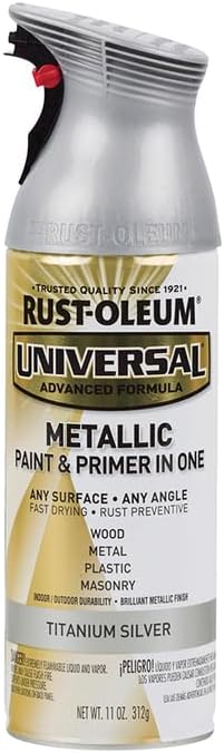 Rust-Oleum 302151 Universal All Surface Clear Topcoat Spray, 11 oz, Dead Flat Clear - Colors B