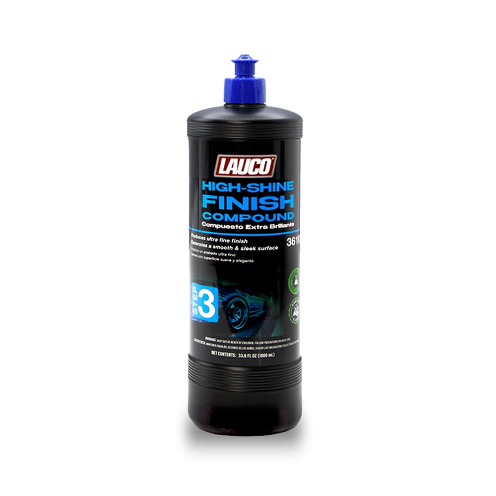 LAUCO Paint Correction Compounds Step 1, 2, 3, Swirl Remover 8oz Kits, with a Towel, Silicone-Free, Clear Coat Safe Scratch Remover, Swirl Correction & High Gloss Finishing