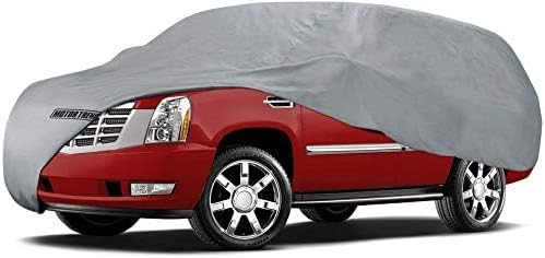 Motor Trend 4-Layer 4-Season Auto (Waterproof Outdoor UV Protection for Heavy Duty Use Full Car Cover for Vans, Suvs, Crossovers up to 210")