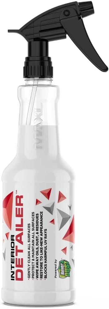 MAXL® Interior Car Cleaner Detailer Spray with NeverDust® Technology Formula (20oz, 1 Pack) - Repels Dust, Wipes Oil, Residue with Matte Finish for Leather, Dash, Trim & Screens - Safe on All Surfaces