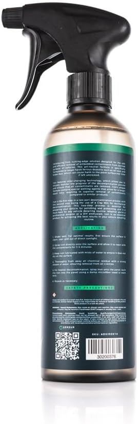 Armour Detail Supply - Iron - Iron, Brake Dust & Fallout Remover - Low-Odor, Non-Acid, pH-Neutral Formula for Removing Ferrous Material from Wheels and Painted Surfaces - 16 oz