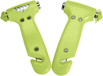 MOTORBUDDY 2-Pack Car Safety Hammer Seatbelt Cutter, Auto Emergency Escape Hammer with Window Glass Breaker and Seat Belt Cutter, Striking Red Escape Tool for Car Accidents
