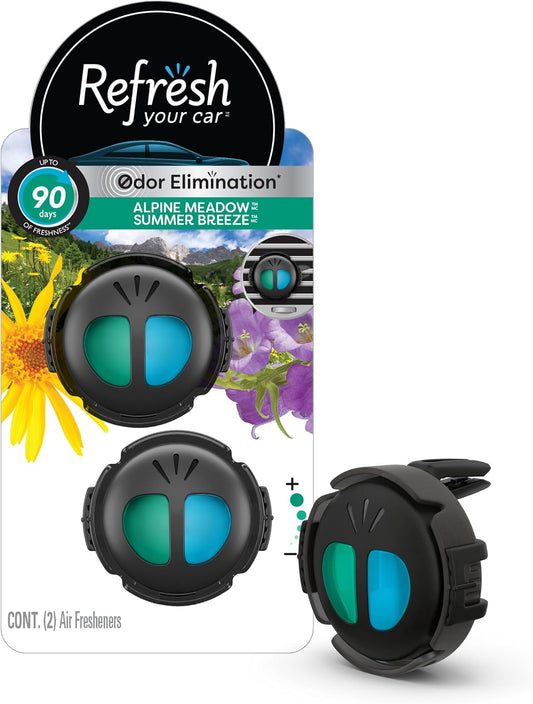 ! Air Freshener (Alpine Meadow/Summer Breeze Scent, 2 Pack)