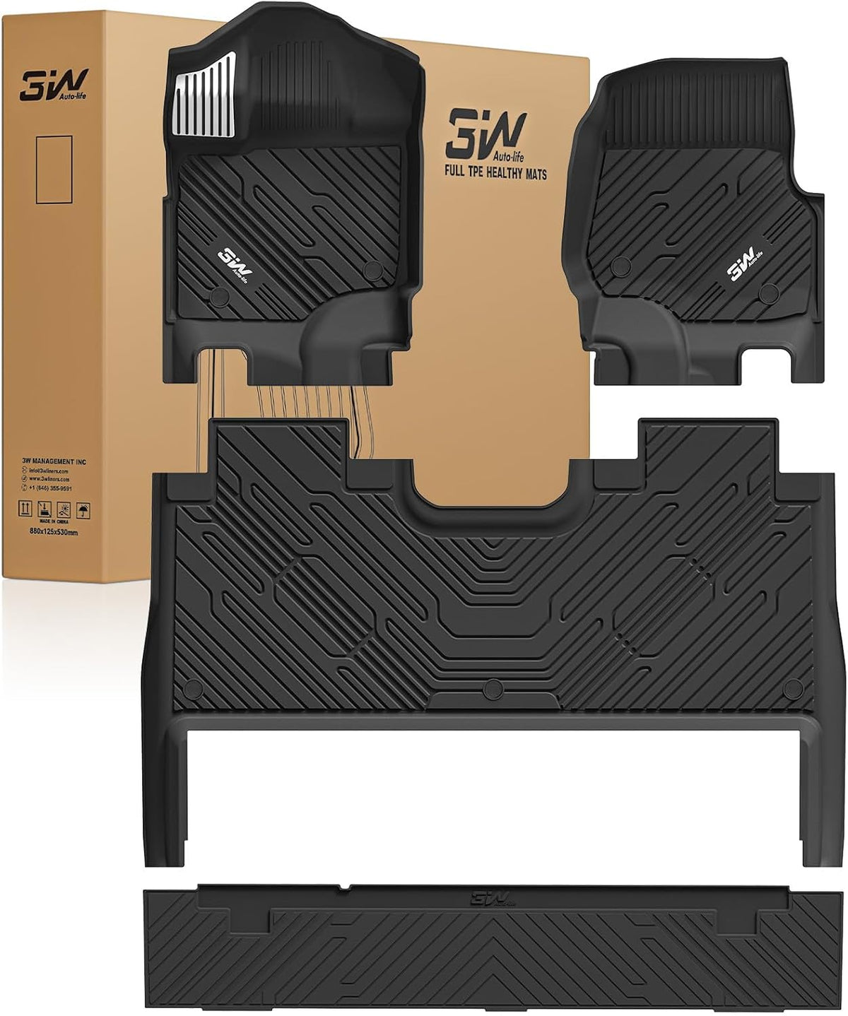 Floor Mats & Cargo Liner & Back Seat Cover for 2021-2026 Bronco 4 Door - Colors B