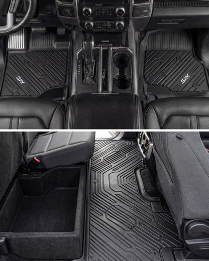 Floor Mats & Cargo Liner & Back Seat Cover for 2021-2026 Bronco 4 Door - Colors B