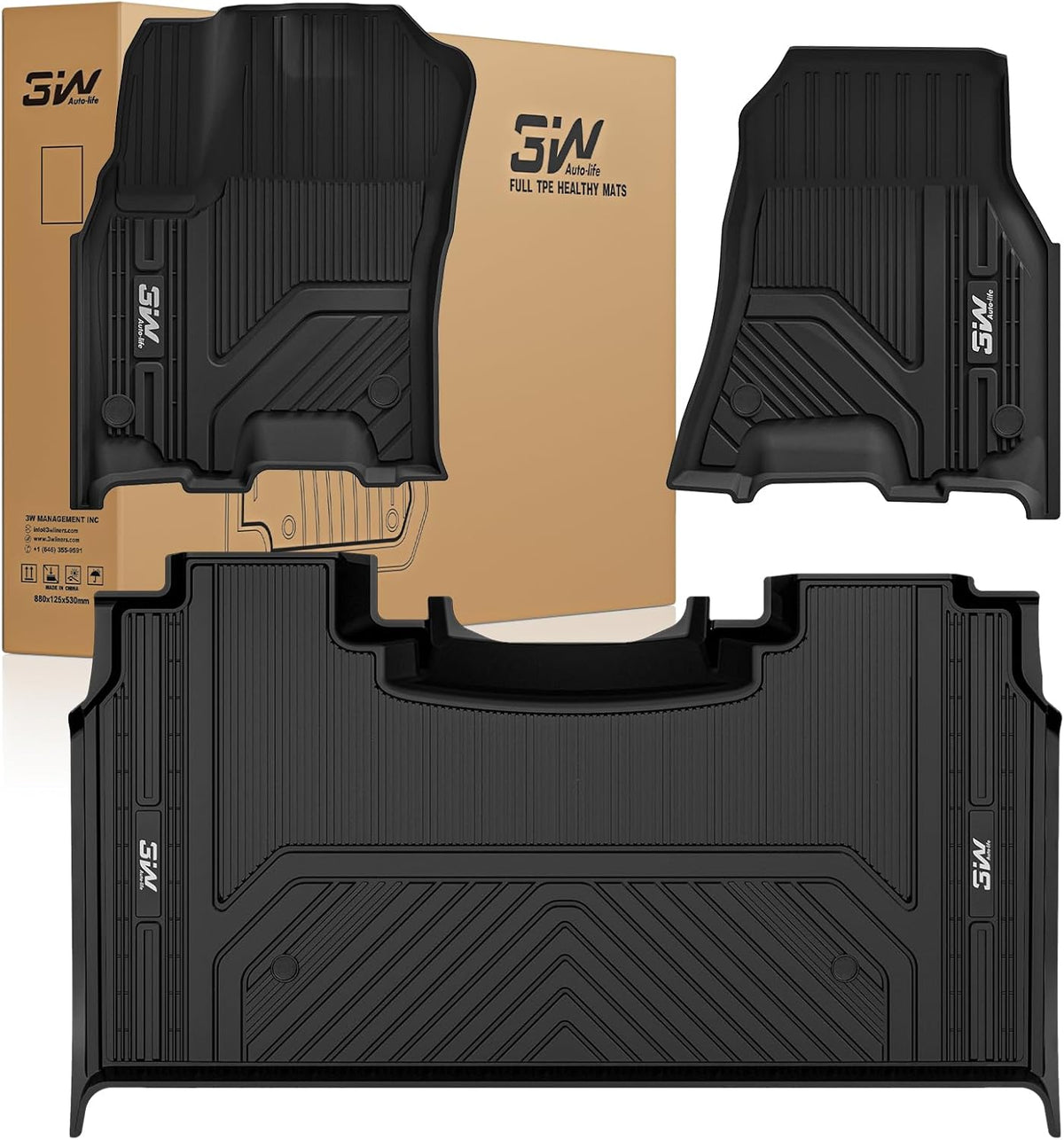 Floor Mats & Cargo Liner & Back Seat Cover for 2021-2026 Bronco 4 Door - Colors B