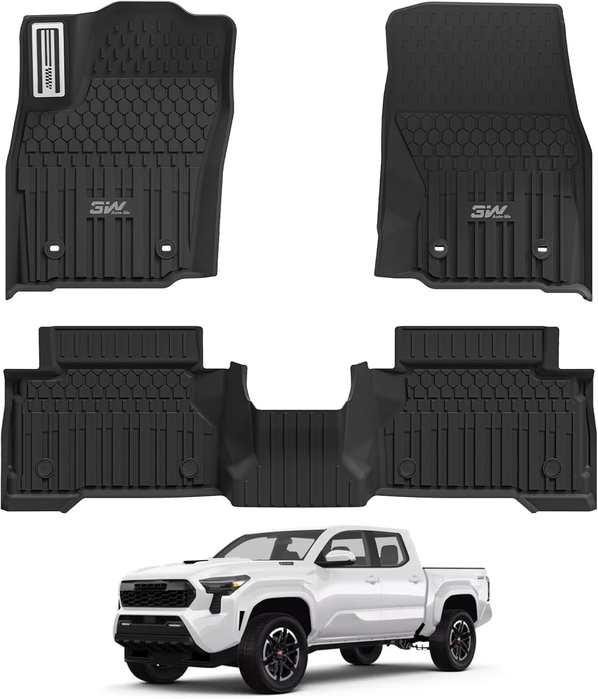 Floor Mats & Cargo Liner & Back Seat Cover for 2021-2026 Bronco 4 Door - Colors B