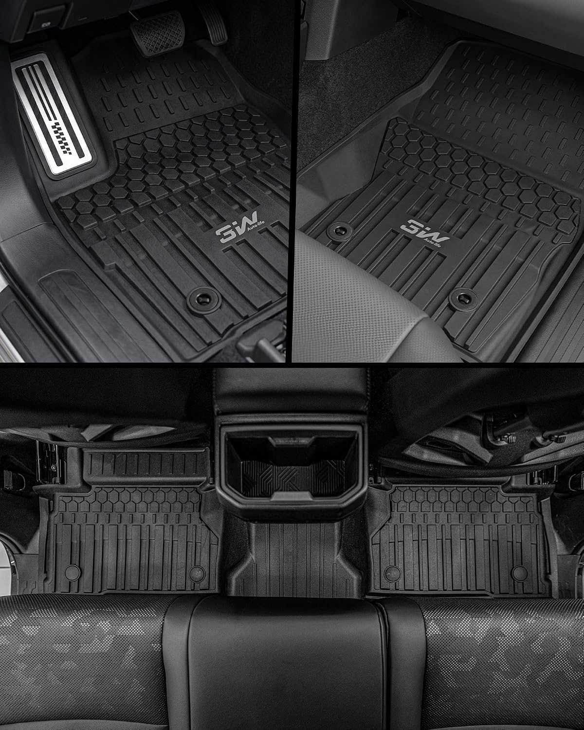 Floor Mats & Cargo Liner & Back Seat Cover for 2021-2026 Bronco 4 Door - Colors B