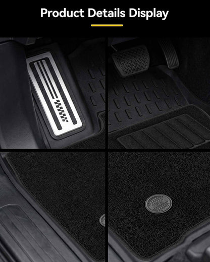 Floor Mats & Cargo Liner & Back Seat Cover for 2021-2026 Bronco 4 Door - Colors B