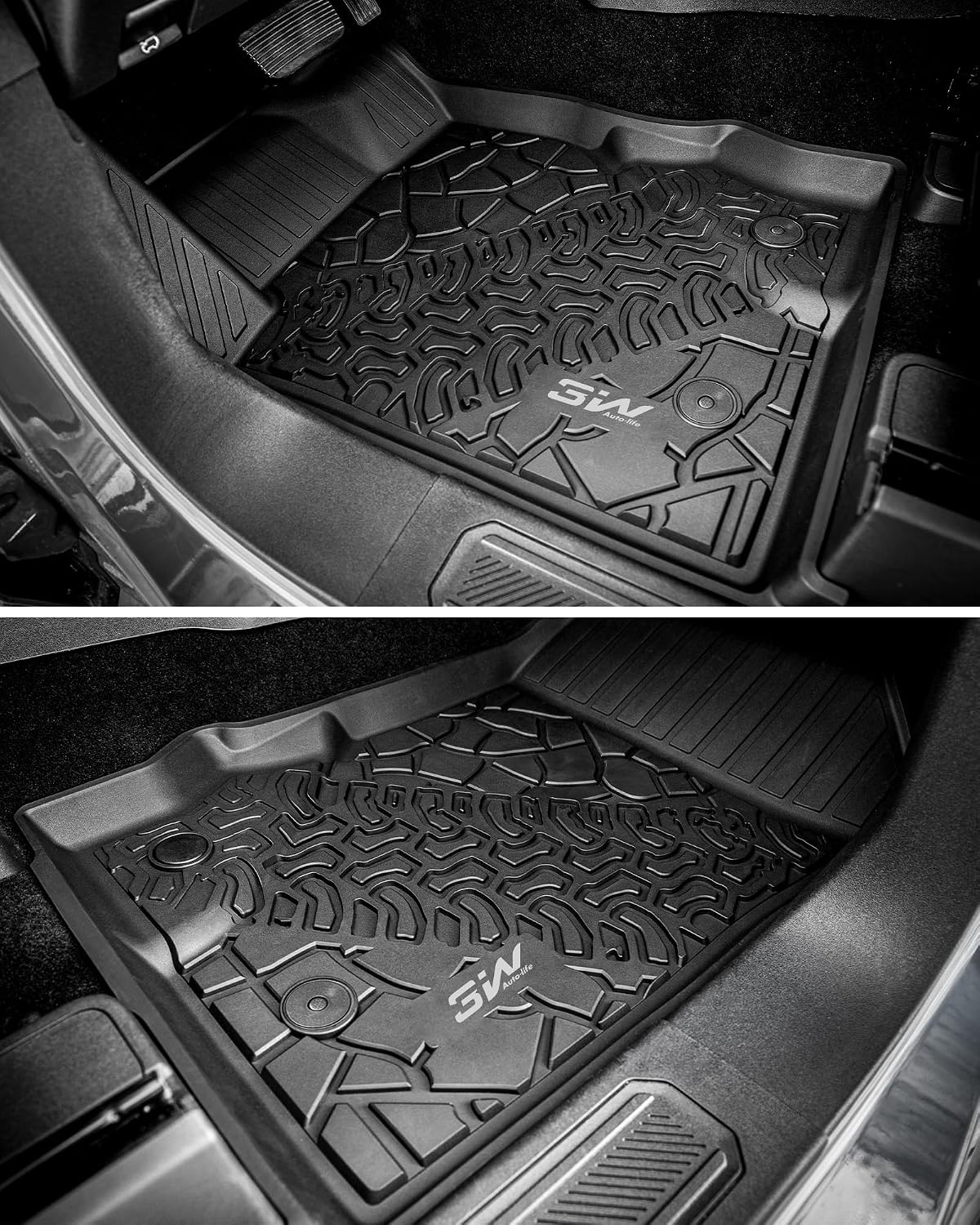Floor Mats & Cargo Liner & Back Seat Cover for 2021-2026 Bronco 4 Door - Colors B