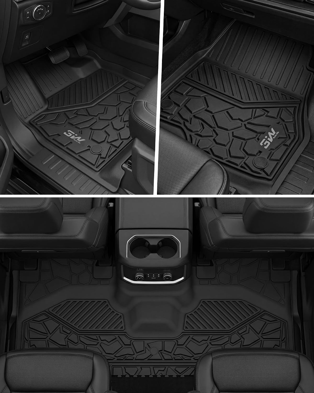 Floor Mats & Cargo Liner & Back Seat Cover for 2021-2026 Bronco 4 Door - Colors B
