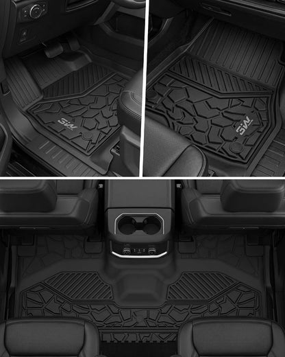 Floor Mats & Cargo Liner & Back Seat Cover for 2021-2026 Bronco 4 Door - Colors B