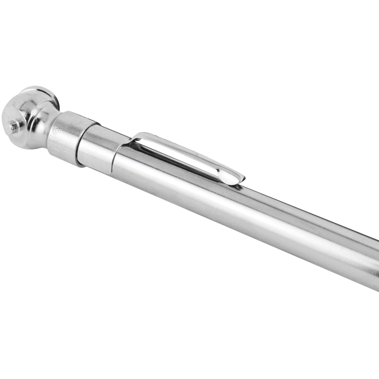 Milton S-921 Pencil Tire Pressure Gauge, Passenger Car, With Built-in Deflator Valve, Durable Plated Brass, Pressure Measured In PSI & kPa