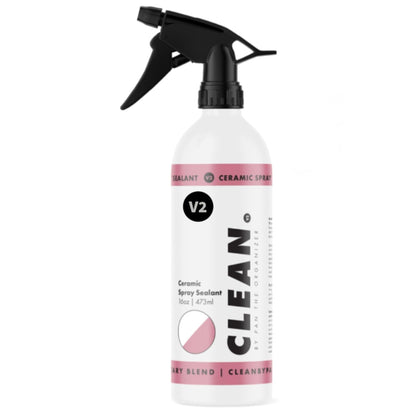 Clean. V2 Ceramic Spray Sealant 16 oz – Ceramic Coating for Cars, Advanced Polymer Technology, Hydrophobic, 2-6 Month Durability, Safe for All Exterior Surfaces