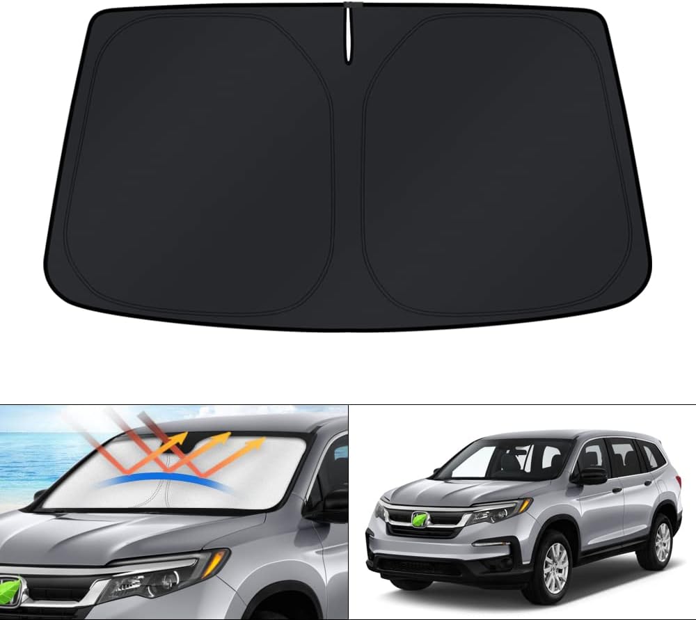 KUST Windshield Sun Shade for Toyota RAV4 2019-2022 2023 2024 2025 2026 Window Accessories Shade Sun Visor Cover Foldable Block UV Rays - Colors F
