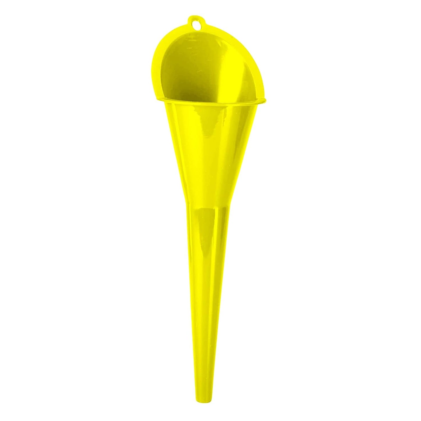 Long Neck Funnel, Oil Funnels for Oil Change, Long Funnels for Transmission Fluid, Automotive Funnel for Gas & Lubricants (12.0 Fluid Ounces, Red)