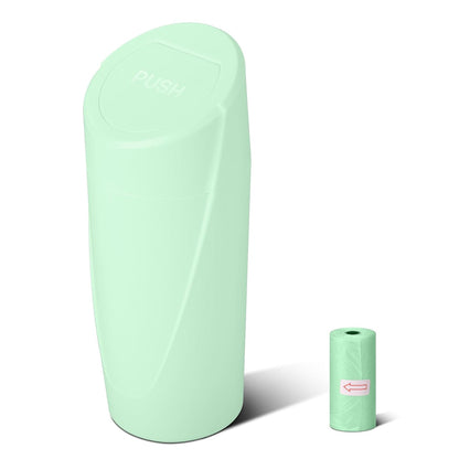 Car Trash Can Bin with Lid - Car Garbage Can Cup Holder - Pink Mini Leakproof Vehicle Garbage Bin with 20pcs Trash Bags - Automobile Organizers and Storage for Front Back Seat Accessories