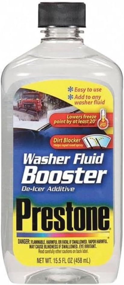 Prestone AS240 Windshield Washer Fluid Booster De-Icer Additive - 15.5 oz.