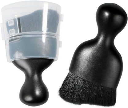 AOCISKA Car Interior Detailing Brush,Soft Bristle Cleaning Brush Car Detailing Brush Dusting Brush,Car Interior Cleaning Tool,Auto Detail Brush Car Dash Duster Brush (Black)