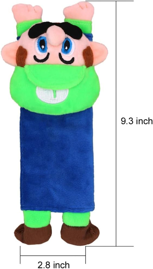 HODRME Car Seat Belt Covers for Kids-Cute Plush Safty Belt Protector Cushions Shoulder Pads, School Bag Strap Covers, Baby Carriage Strap Covers, 2 Pieces