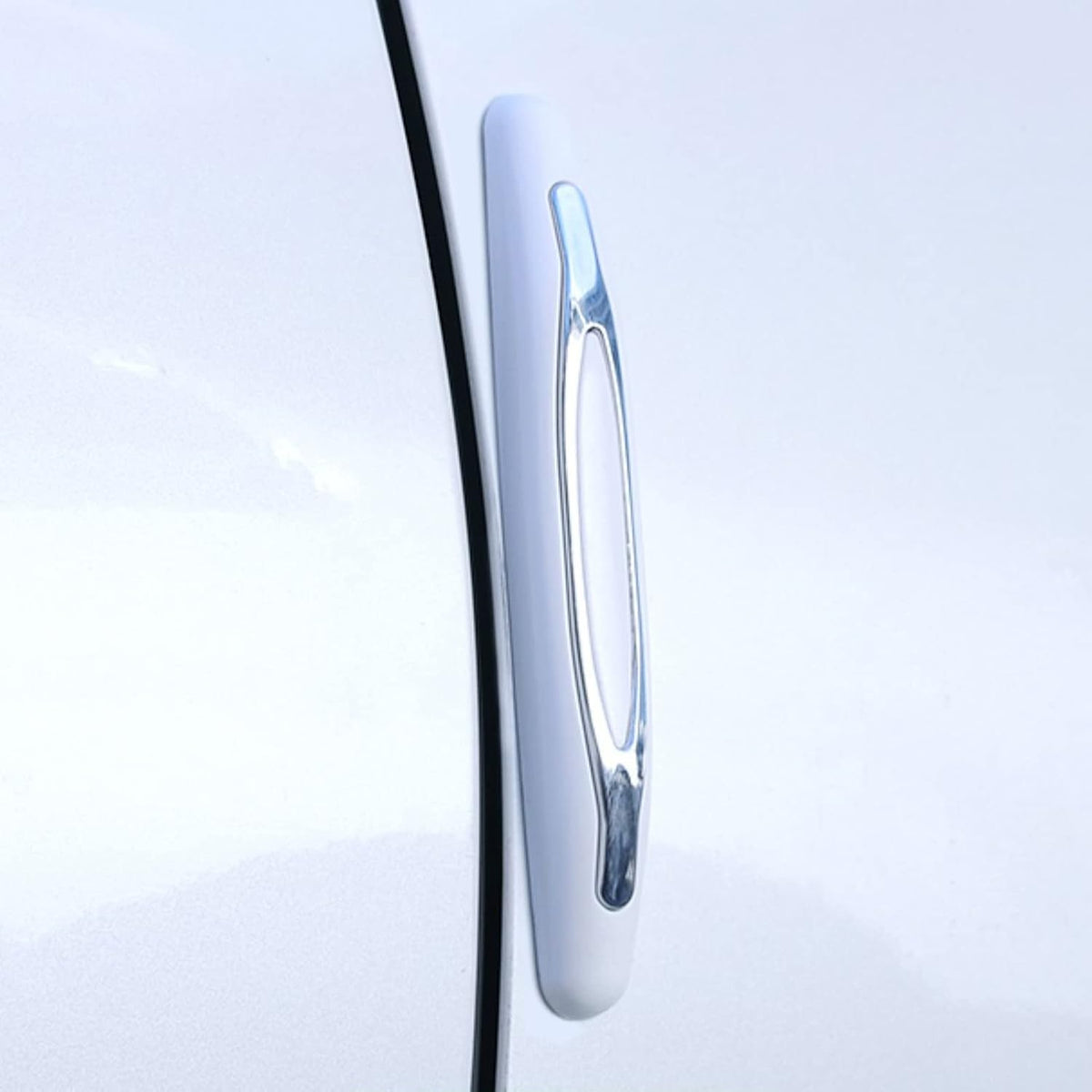 4 Pcs Car Door Edge Guards Car Side Door Protector Suitable for Various Car Pads Door Shock Absorbers-White