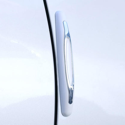 4 Pcs Car Door Edge Guards Car Side Door Protector Suitable for Various Car Pads Door Shock Absorbers-White