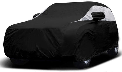 Titan Premium Multi-Layer PEVA Car Cover for Compact SUV 170-187". Waterproof, UV Protection, Anti-Scratch Protective Lining, Driver-Side Zippered Opening. Fits Rav4, Rogue, CR-V and More.