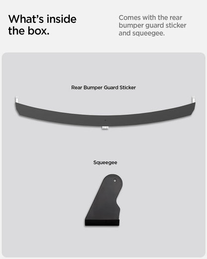 Spigen Rear Bumper Protector (270 Degree Bumper Guard & Scratch Resistant) for Tesla Model Y Juniper & Model Y L Accessories (Premium & Performance 2026/2025)